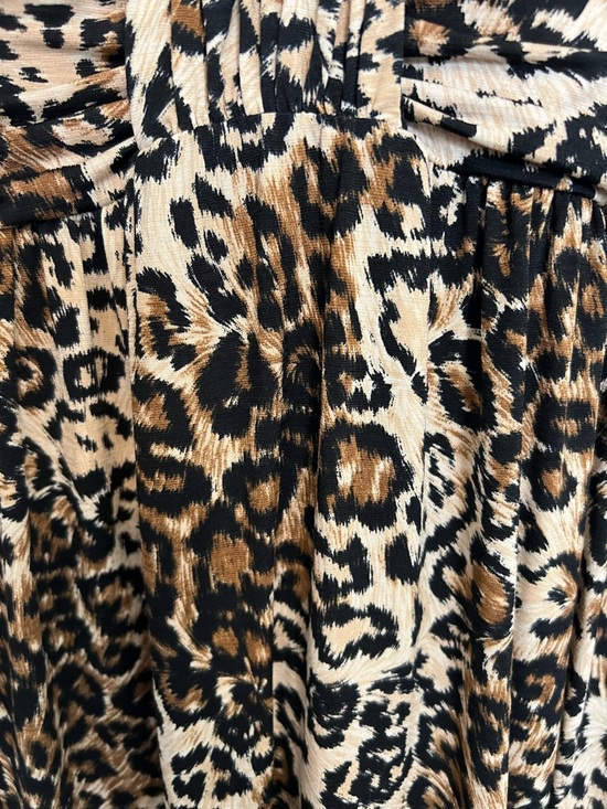 Moa Moa Leopard Print Maxi Dress - Size M - Boho Chic Summer Style - Picture 4 of 8